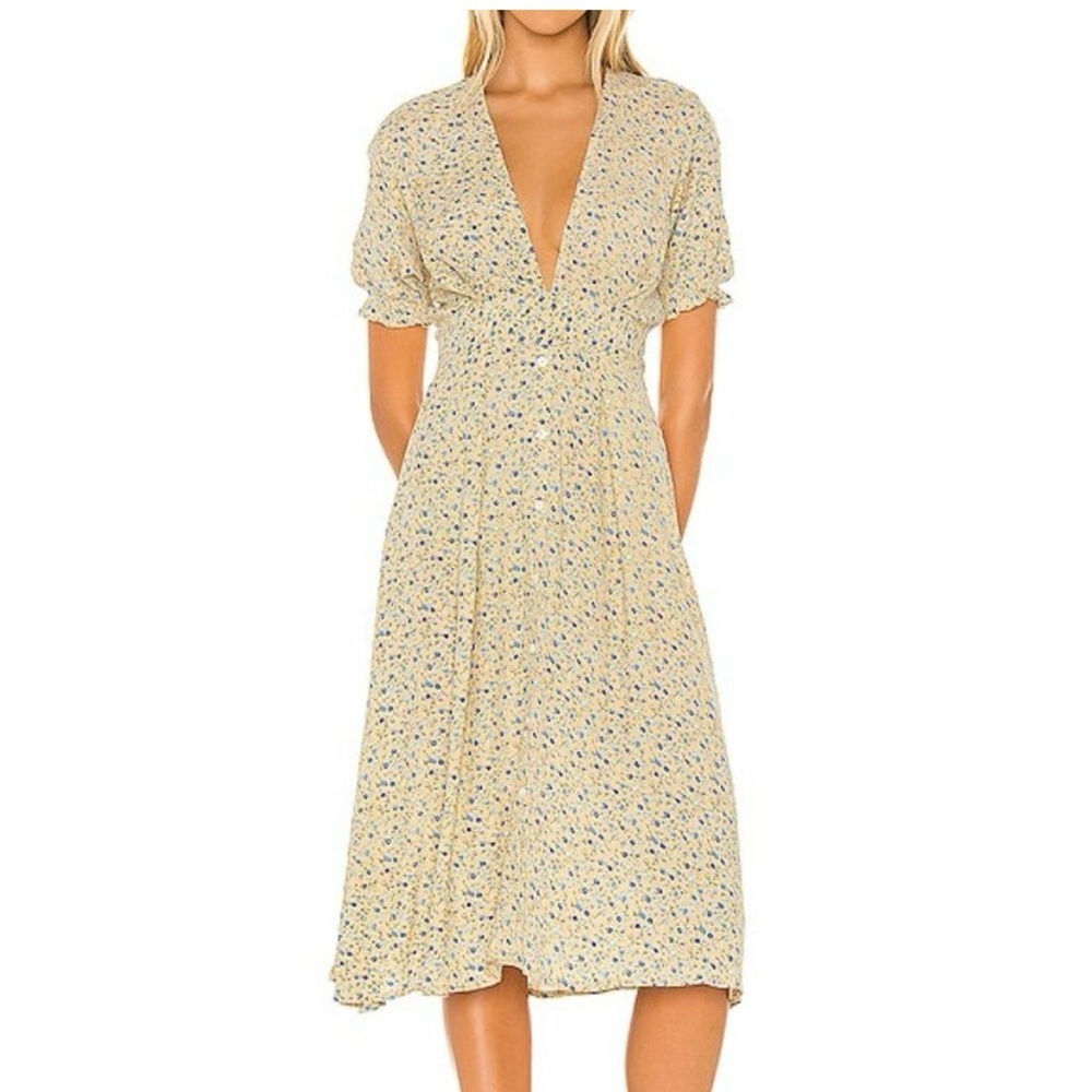 Faithfull the Brand Farah Midi Floral Dress